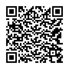 QR код за телефонен номер +12542158625