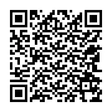 QR Code pour le numéro de téléphone +12542174758