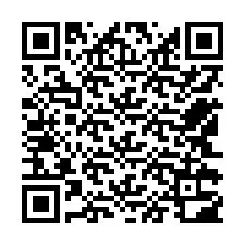 QR-code voor telefoonnummer +12542302877