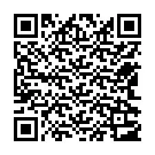 Código QR para número de teléfono +12542303216