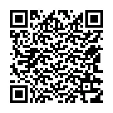 Codice QR per il numero di telefono +12542316556