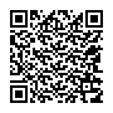 QR код за телефонен номер +12542316558