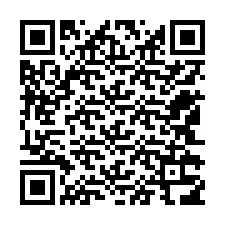 Kod QR dla numeru telefonu +12542316875