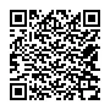Codice QR per il numero di telefono +12542334377