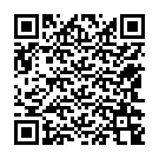 Código QR para número de teléfono +12542348552