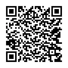 Kode QR untuk nomor Telepon +12542356639