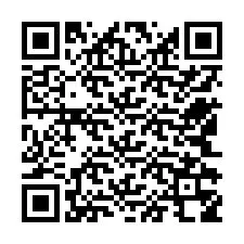 Kode QR untuk nomor Telepon +12542358136