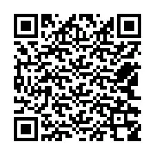 QR kód a telefonszámhoz +12542358137