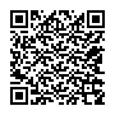 Codice QR per il numero di telefono +12542358899