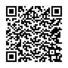 Código QR para número de teléfono +12542367499