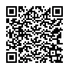 Código QR para número de teléfono +12542367504