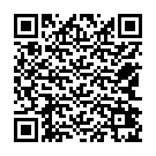 QR-Code für Telefonnummer +12542425433