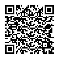 Código QR para número de teléfono +12542429694