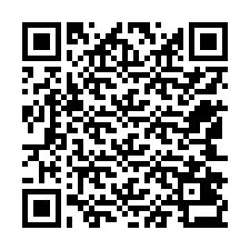 QR код за телефонен номер +12542433185