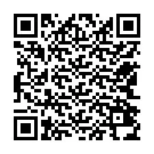 Codice QR per il numero di telefono +12542434636