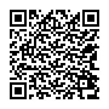 Codice QR per il numero di telefono +12542436644