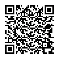 Código QR para número de teléfono +12542438228