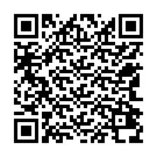 Código QR para número de teléfono +12542438244