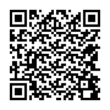 Codice QR per il numero di telefono +12542480172