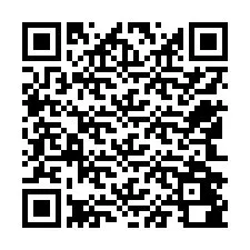 QR код за телефонен номер +12542480349