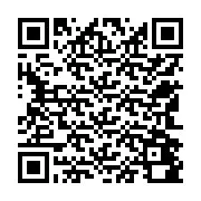 Código QR para número de teléfono +12542480354