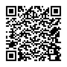 QR-code voor telefoonnummer +12542480357