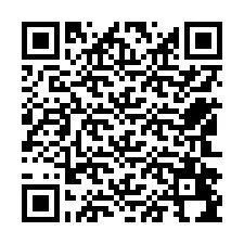 Codice QR per il numero di telefono +12542494557