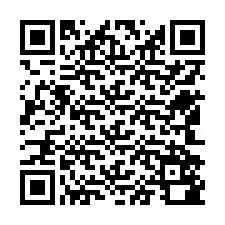 QR Code pour le numéro de téléphone +12542580612