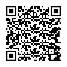 Kode QR untuk nomor Telepon +12542582626