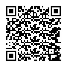 QR-code voor telefoonnummer +12542583336