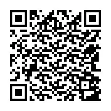 QR-code voor telefoonnummer +12542583346