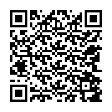 Código QR para número de teléfono +12542587718