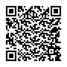 Código QR para número de teléfono +12542589454