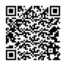 QR-code voor telefoonnummer +12542674535