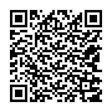 QR-code voor telefoonnummer +12542707035