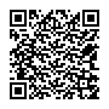 Código QR para número de teléfono +12542755003