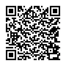 Kode QR untuk nomor Telepon +12542832516