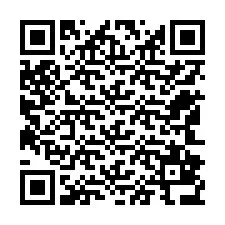 QR-Code für Telefonnummer +12542836515