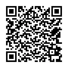 QR-code voor telefoonnummer +12542839017