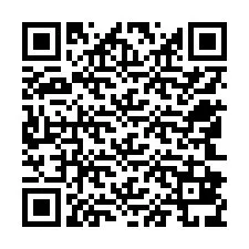 Código QR para número de teléfono +12542839018