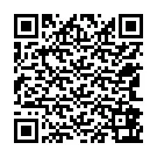 QR Code สำหรับหมายเลขโทรศัพท์ +12542863844