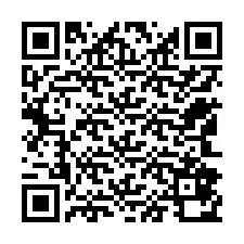 QR Code pour le numéro de téléphone +12542870945