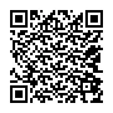 QR-code voor telefoonnummer +12542874339