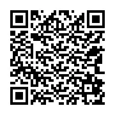 QR-code voor telefoonnummer +12542875504