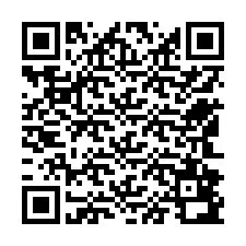 Codice QR per il numero di telefono +12542892556