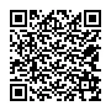 Código QR para número de teléfono +12542974523