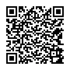 QR код за телефонен номер +12542982822