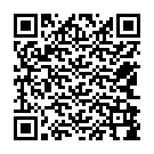 QR код за телефонен номер +12542984033