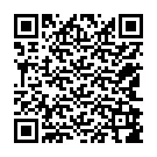 QR-код для номера телефона +12542986091