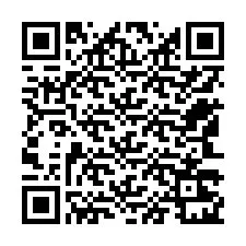 Código QR para número de telefone +12543221945